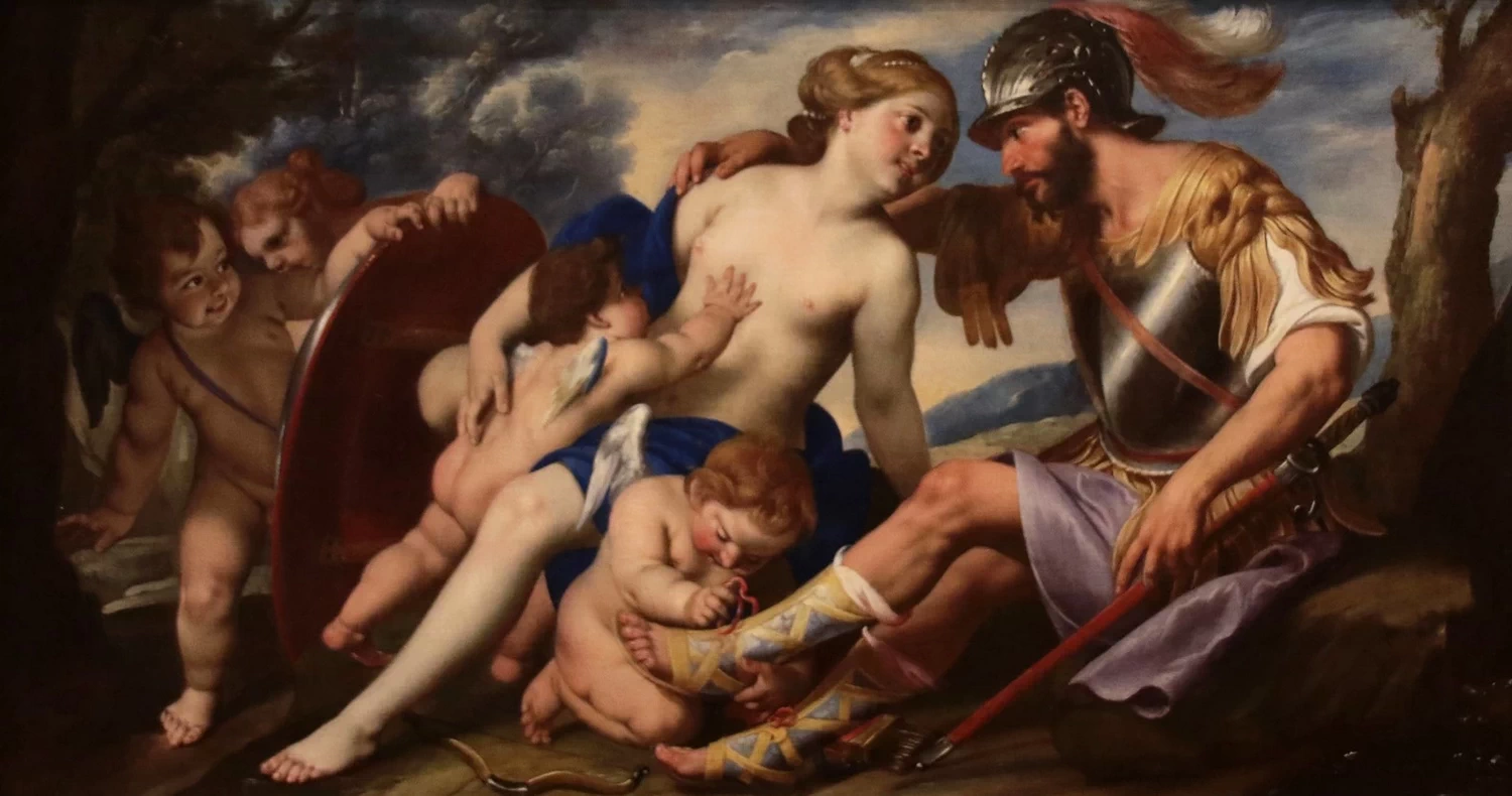Venere e Marte (1645 - 1650) Quadreria Barocca del Museo di Capodimonte Napoli